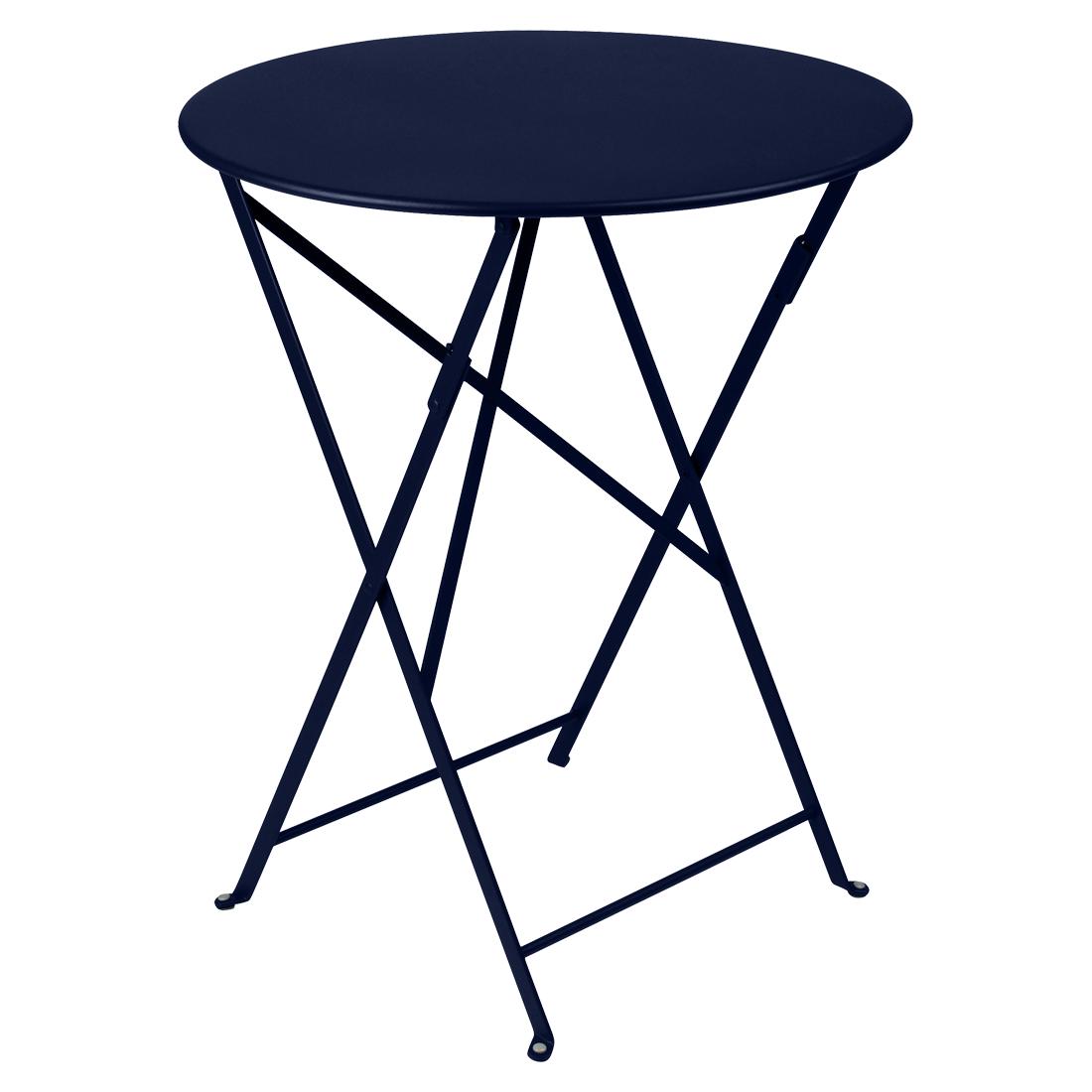 Fermob Bistro tuintafel Ø 60 cm Deep blue