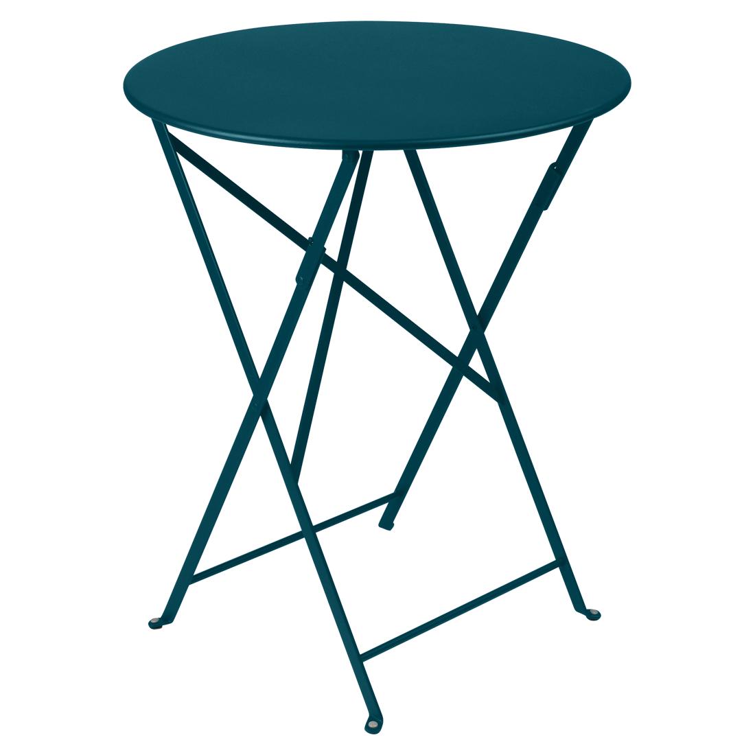 Fermob Bistro tuintafel Ø 60 cm Acapulco blue