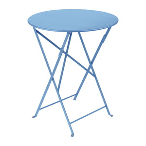 Fermob Bistro tuintafel Ø 60 cm Maya blue