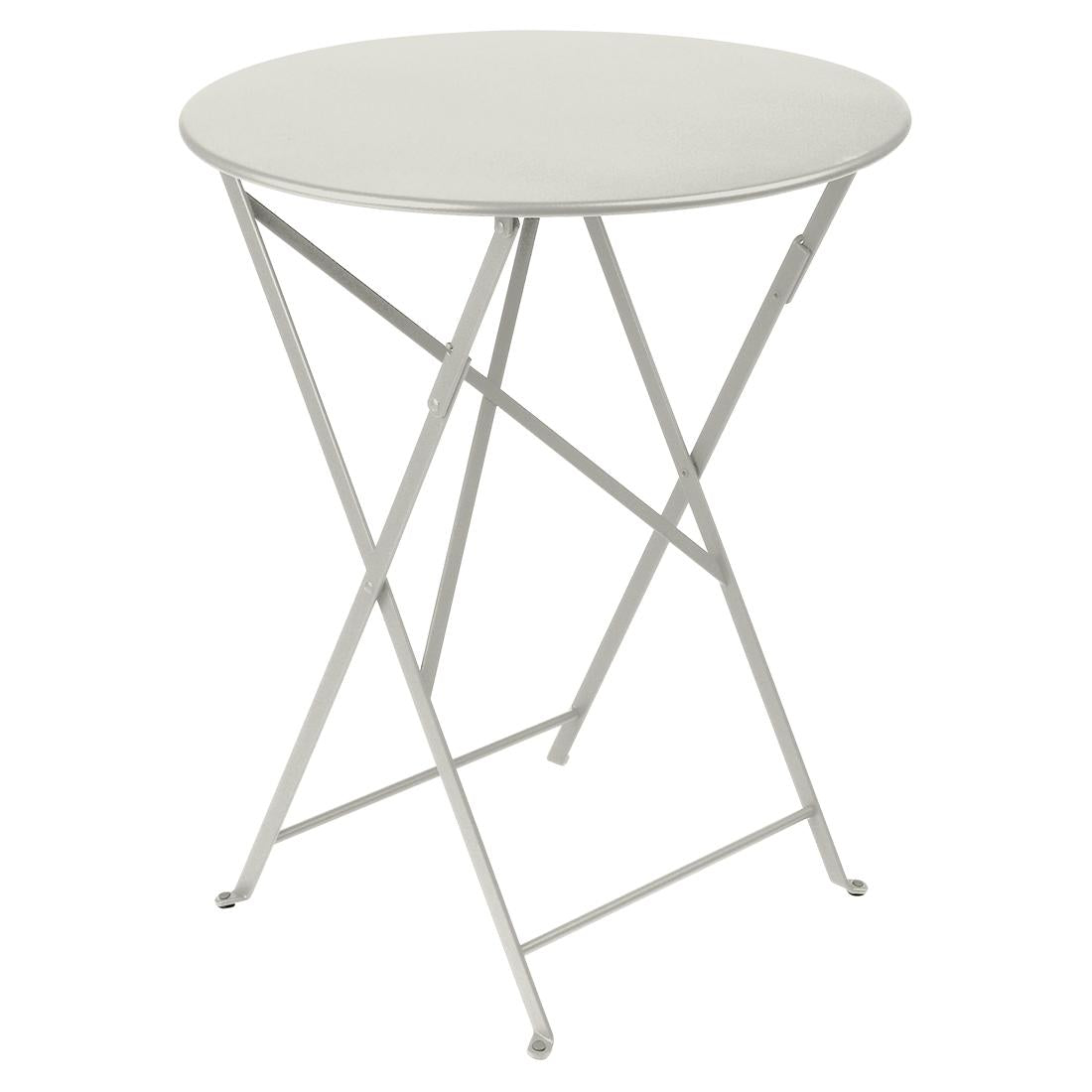 Fermob Bistro tuintafel Ø 60 cm Clay grey