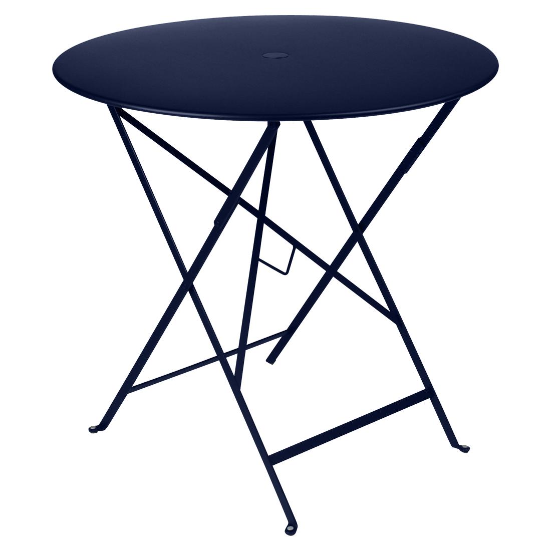 Fermob Bistro tuintafel Ø 77 cm Deep blue