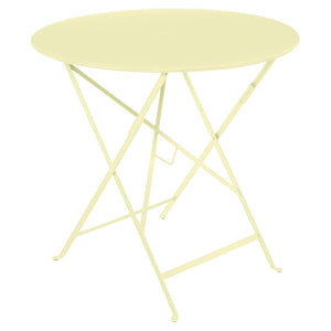Fermob Bistro tuintafel Ø 77 cm Frosted lemon
