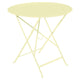 Fermob Bistro tuintafel Ø 77 cm Frosted lemon