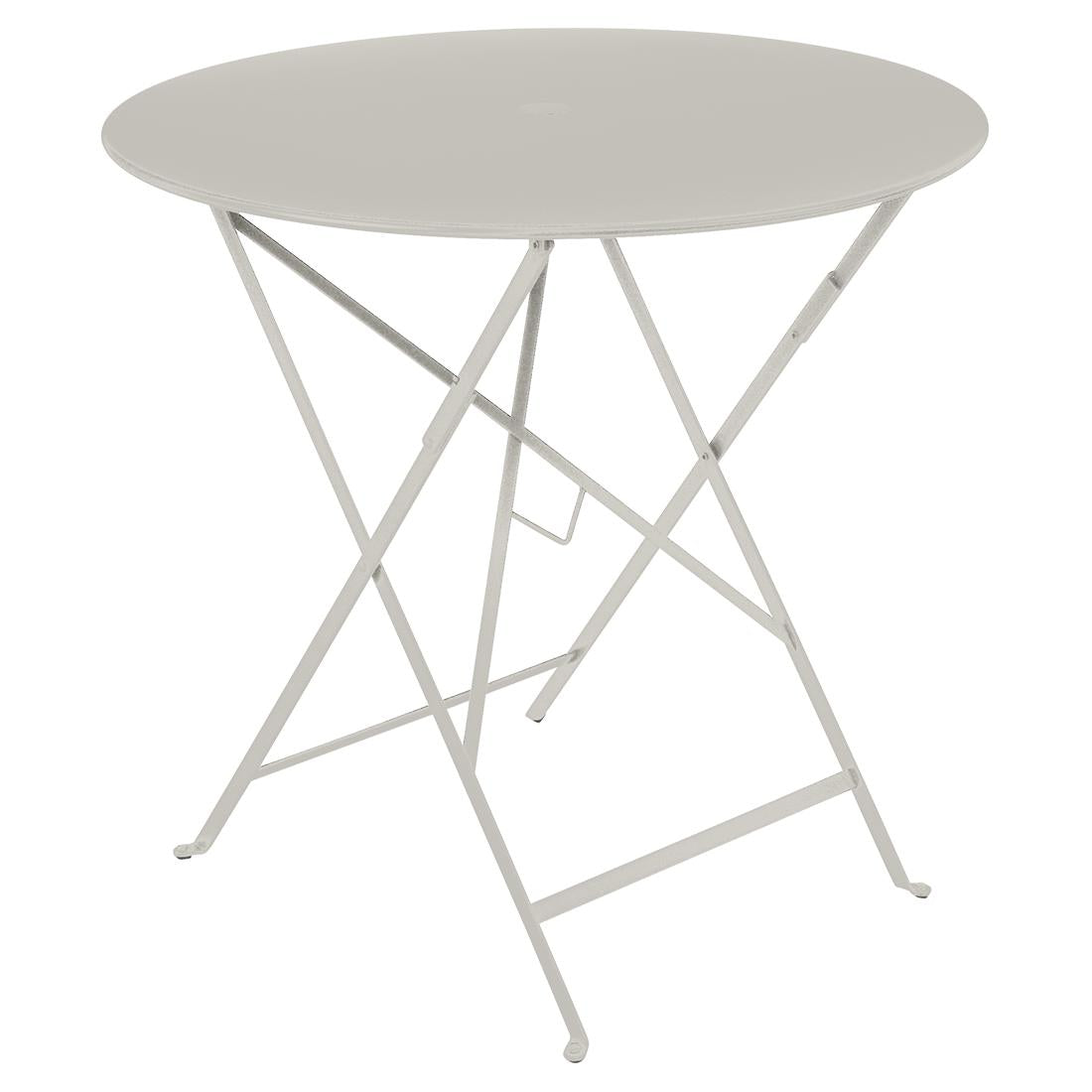 Fermob Bistro tuintafel Ø 77 cm Clay grey