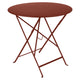 Fermob Bistro tuintafel Ø 77 cm Red ochre
