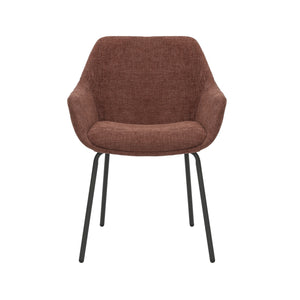 HelloChair HC03 Rave eetkamerstoel Breeze Wijnrood vierpoot zwart