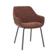 HelloChair HC03 Rave eetkamerstoel Breeze Wijnrood vierpoot zwart