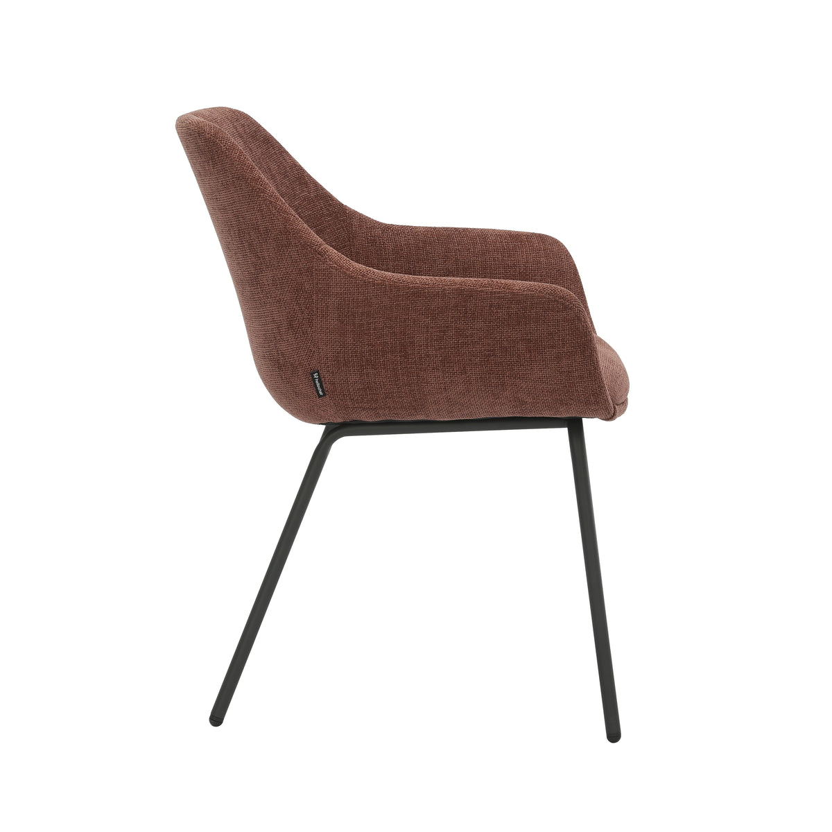HelloChair HC03 Rave eetkamerstoel Breeze Wijnrood vierpoot zwart