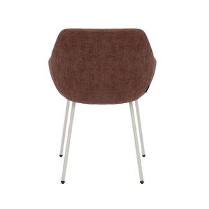 HelloChair HC03 Rave eetkamerstoel Breeze Wijnrood vierpoot beige