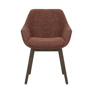 HelloChair HC03 Rave eetkamerstoel Breeze Wijnrood vierpoot hout