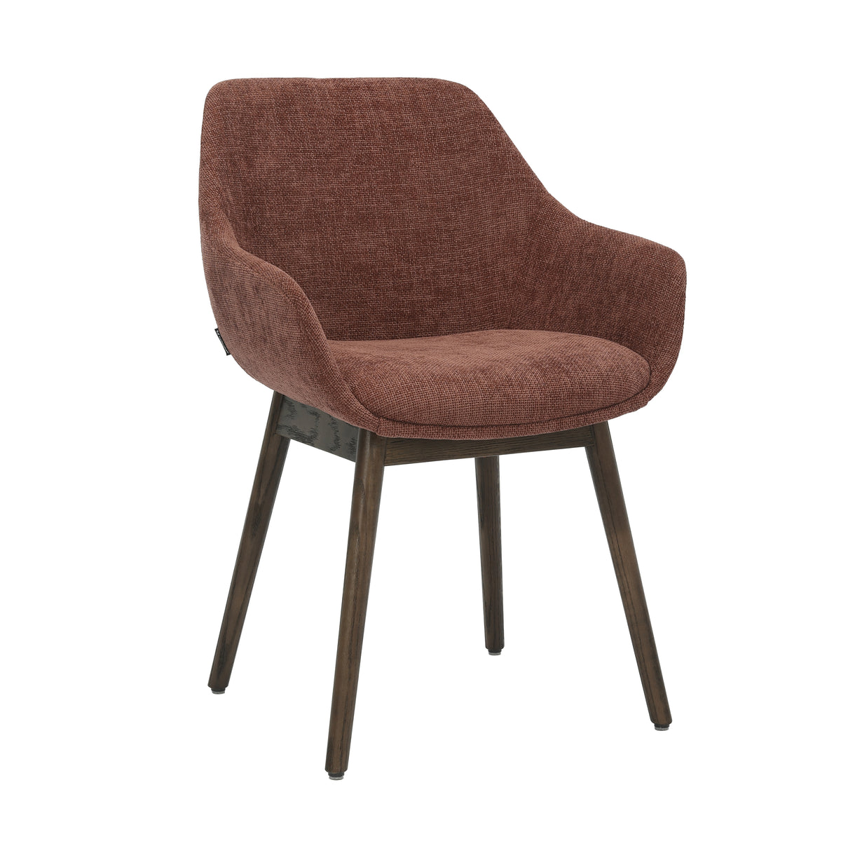 HelloChair HC03 Rave eetkamerstoel Breeze Wijnrood vierpoot hout