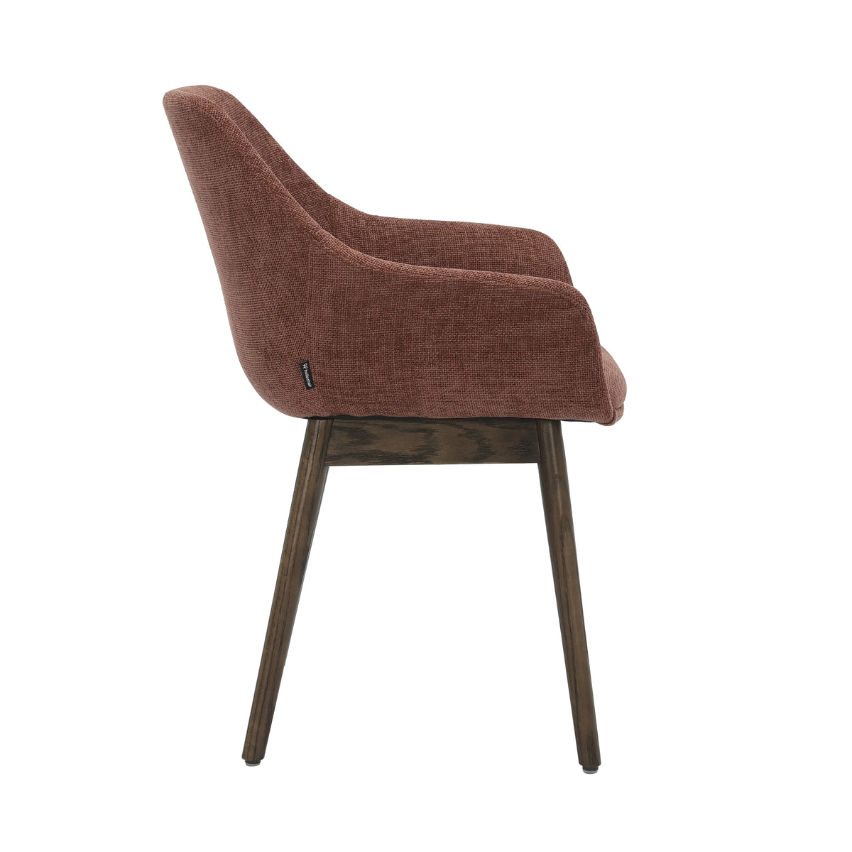 HelloChair HC03 Rave eetkamerstoel Breeze Wijnrood vierpoot hout