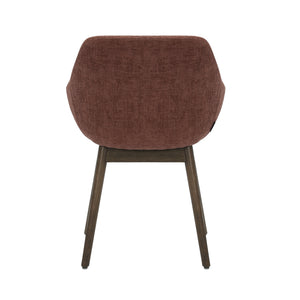 HelloChair HC03 Rave eetkamerstoel Breeze Wijnrood vierpoot hout