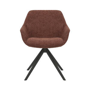 HelloChair HC03 Rave eetkamerstoel Breeze Wijnrood spinpoot zwart