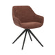 HelloChair HC03 Rave eetkamerstoel Breeze Wijnrood spinpoot zwart