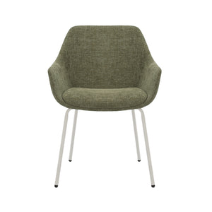 HelloChair HC03 Rave eetkamerstoel Breeze Groen vierpoot beige