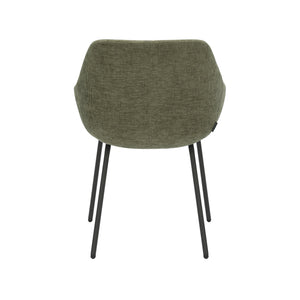 HelloChair HC03 Rave eetkamerstoel Breeze Groen vierpoot zwart