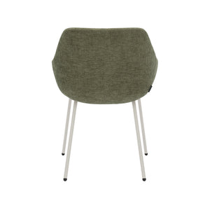 HelloChair HC03 Rave eetkamerstoel Breeze Groen vierpoot beige