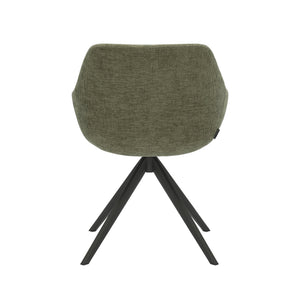HelloChair HC03 Rave eetkamerstoel Breeze Groen spinpoot zwart