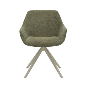 HelloChair HC03 Rave eetkamerstoel Breeze Groen spinpoot beige