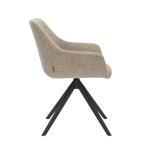 HelloChair HC03 Rave eetkamerstoel Breeze Zand spinpoot zwart
