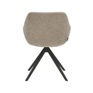 HelloChair HC03 Rave eetkamerstoel Breeze Zand spinpoot zwart