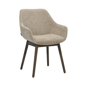 HelloChair HC03 Rave eetkamerstoel Breeze Zand vierpoot hout
