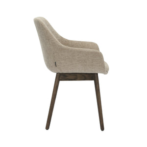 HelloChair HC03 Rave eetkamerstoel Breeze Zand vierpoot hout