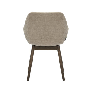HelloChair HC03 Rave eetkamerstoel Breeze Zand vierpoot hout