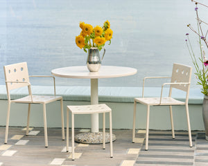 HAY Ceramic tuintafel Ø90 cm Warm White