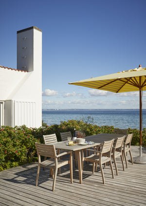 Fritz Hansen Messina parasol 300x300 cm Off White