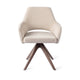 Jesper Home x HelloChair Yanai eetkamerstoel Beige Bliss revolve oak walnut