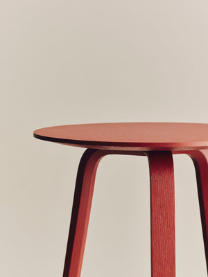 HAY Bella bijzettafel Ø45 H39 Tile Red