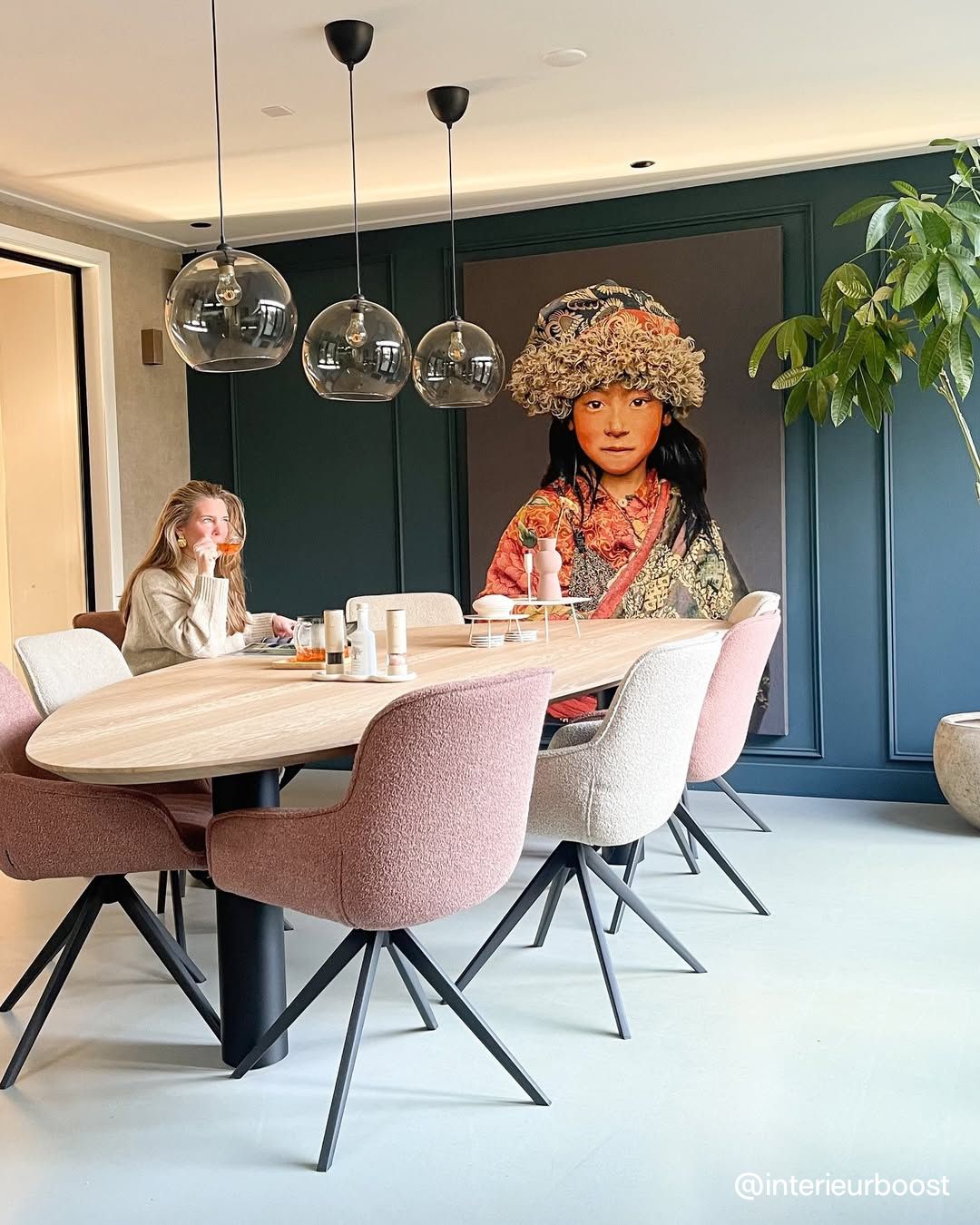 HelloChair HC04 Bloss eetkamerstoel vierpoot beige Crème