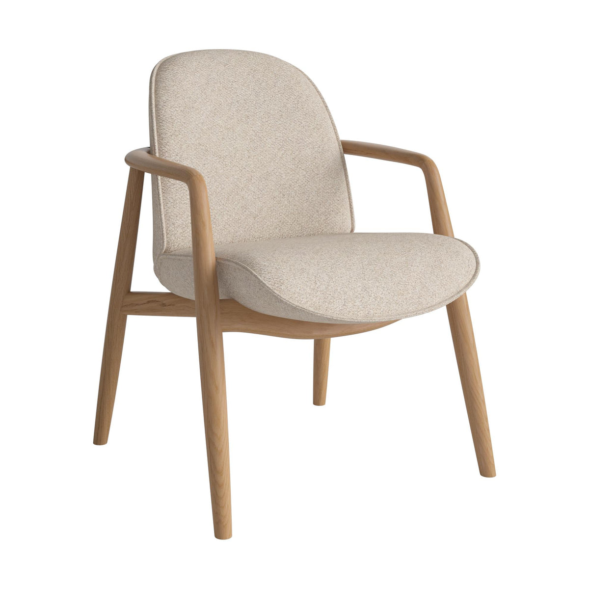 Bolia Bowie eetkamerstoel Monza Beige geolied eiken
