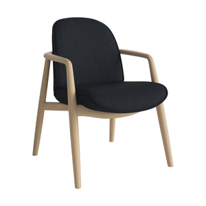 Bolia Bowie eetkamerstoel Nantes Dark Blue wit geolied eiken