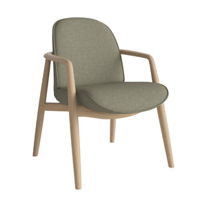 Bolia Bowie eetkamerstoel Nantes Dust Green wit geolied eiken