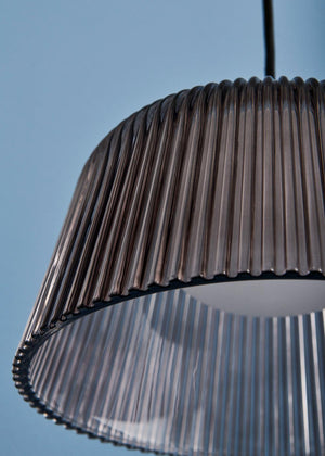 HAY Brim hanglamp Ø24,5 cm Grey Glass