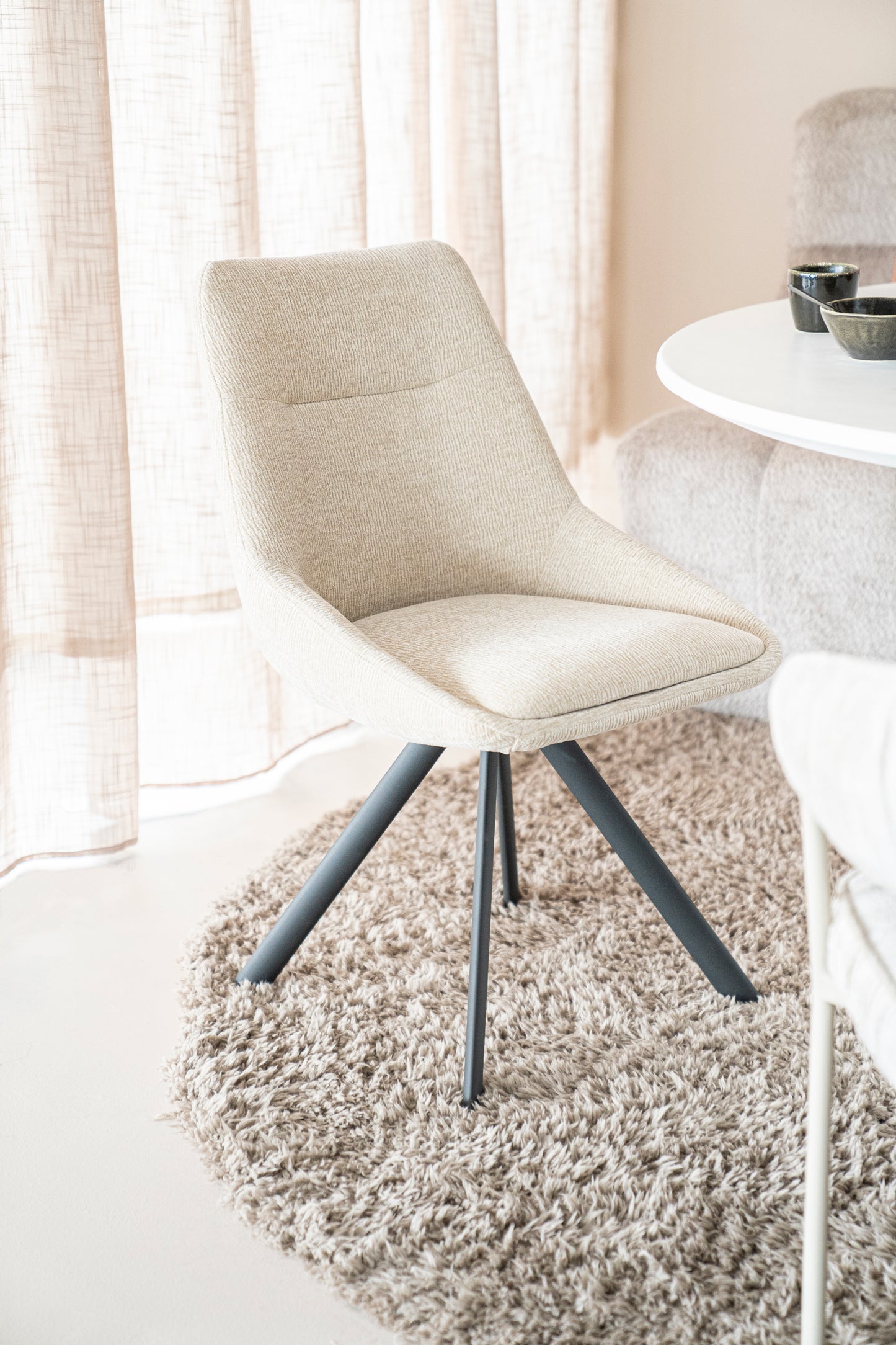 By-Boo Bliss eetkamerstoel Beige