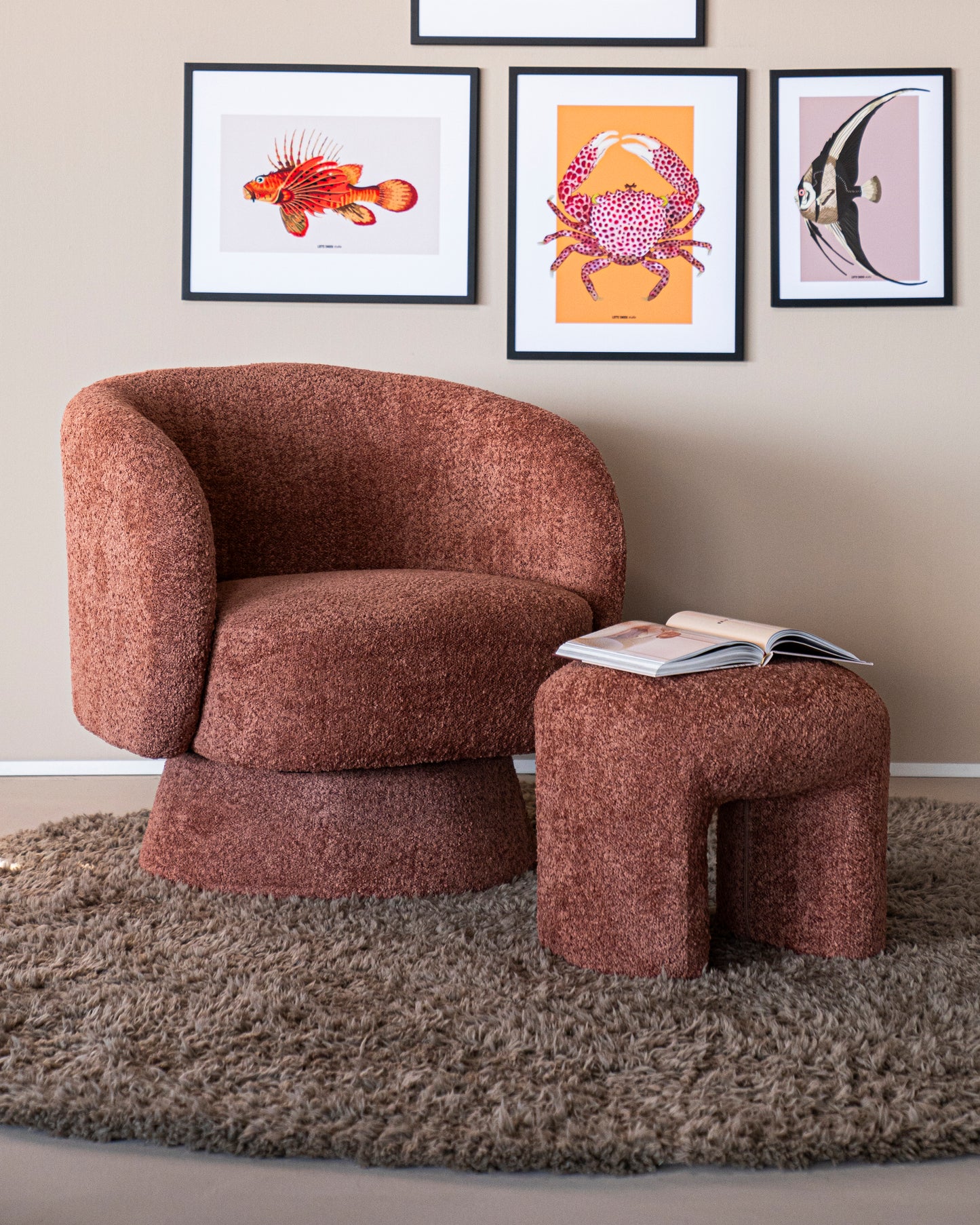 By-Boo Balou fauteuil Terracotta