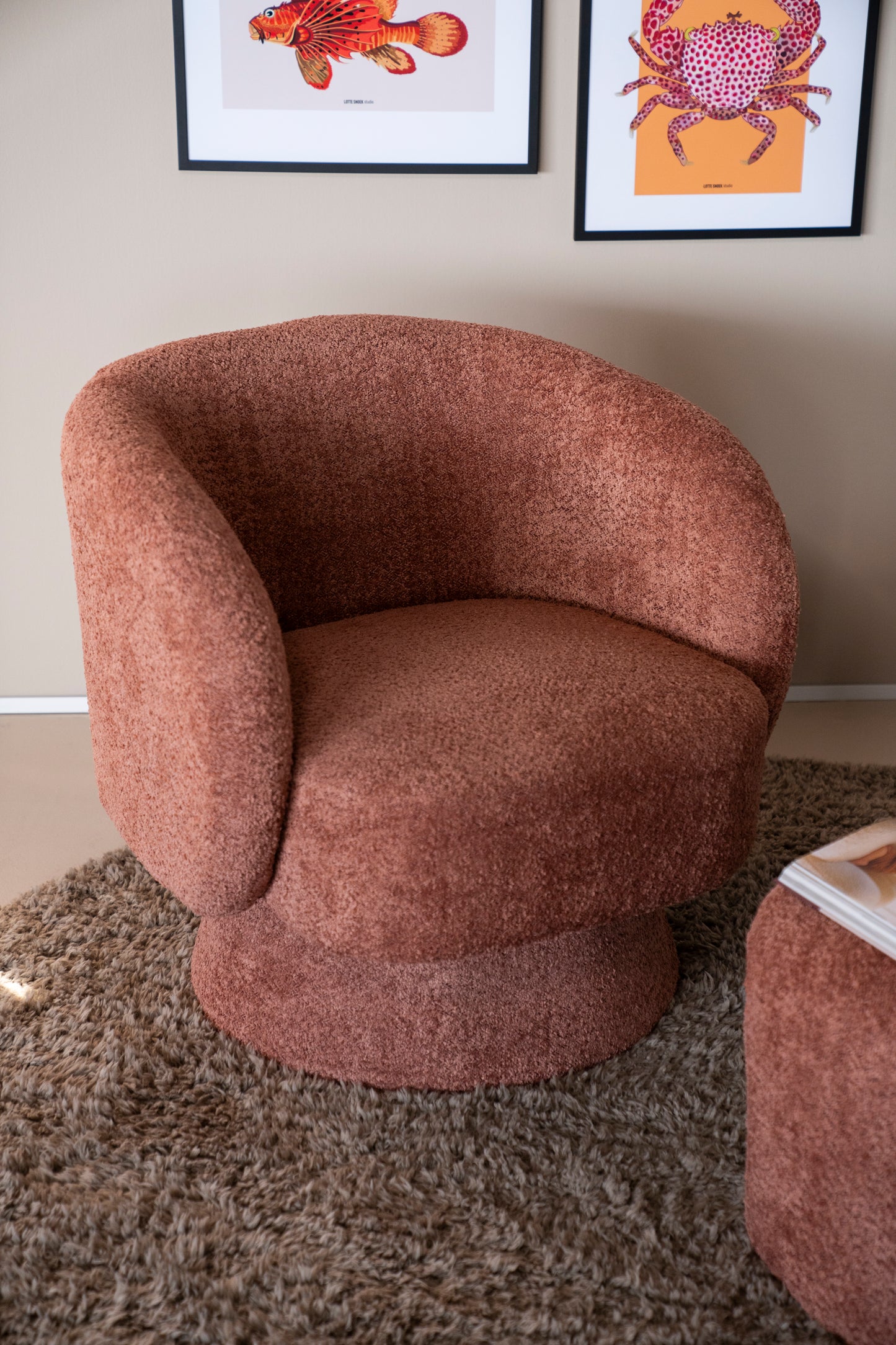 By-Boo Balou fauteuil Terracotta