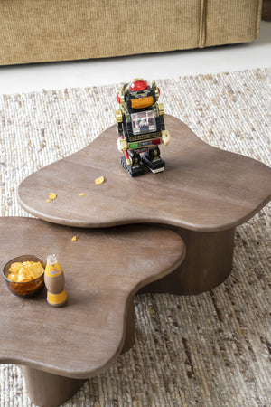 By-Boo Fall salontafel Brown set van 2