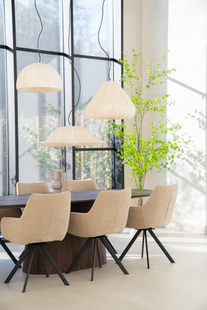 By-Boo Bliss eetkamerstoel met arm Taupe