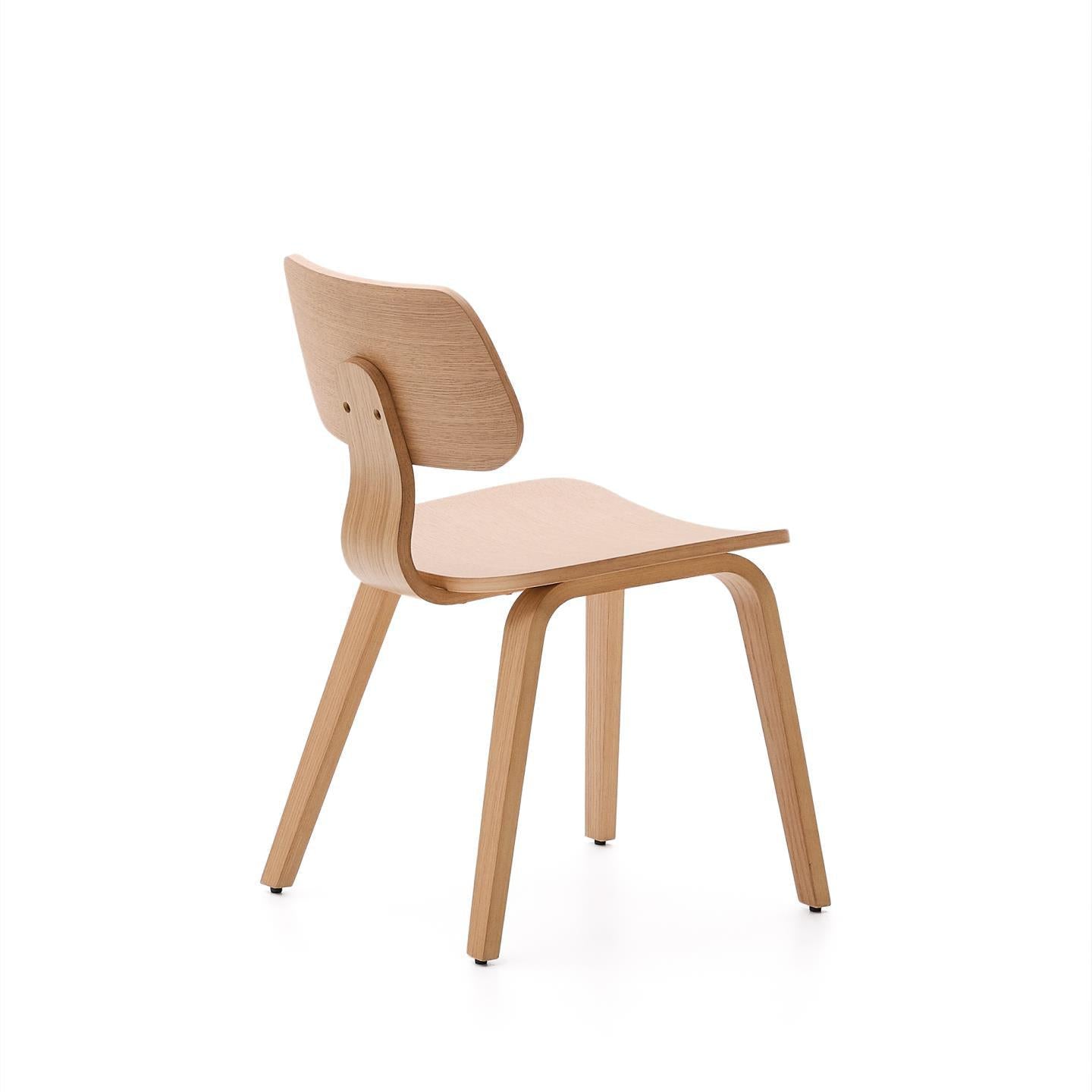 Kave Home Gena eetkamerstoel eiken