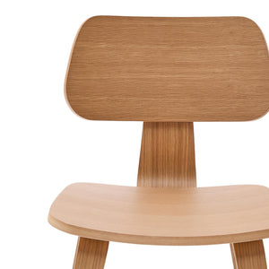 Kave Home Gena eetkamerstoel eiken