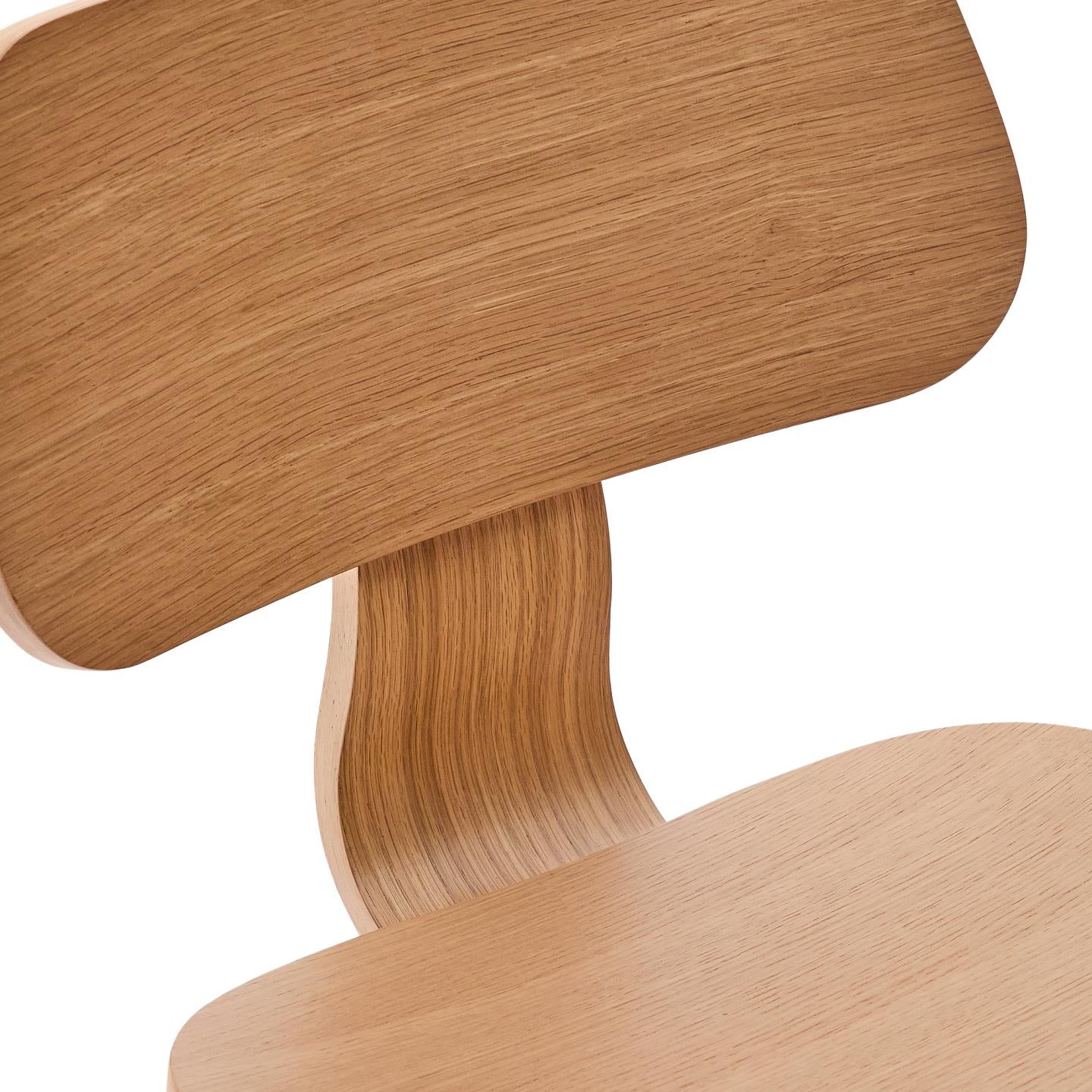 Kave Home Gena eetkamerstoel eiken