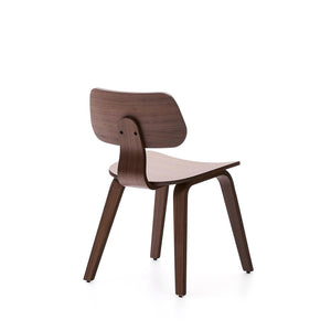 Kave Home Gena eetkamerstoel walnoot afwerking