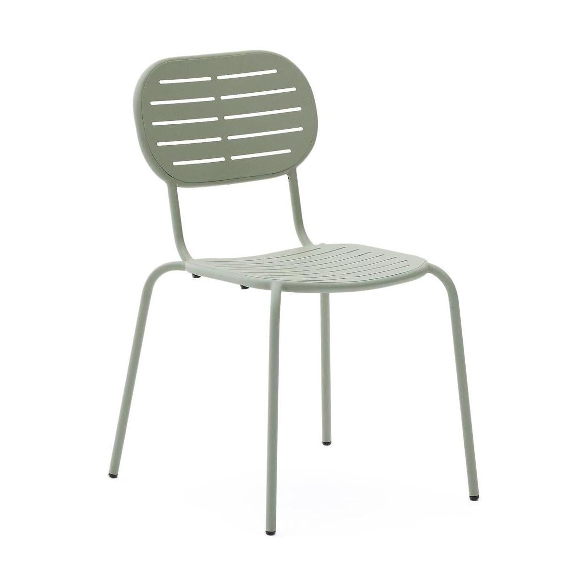 Kave Home Brai tuinstoel gegalvaniseerd Turquoise