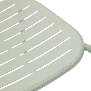 Kave Home Brai tuinstoel gegalvaniseerd Turquoise