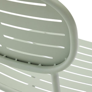 Kave Home Brai tuinstoel gegalvaniseerd Turquoise